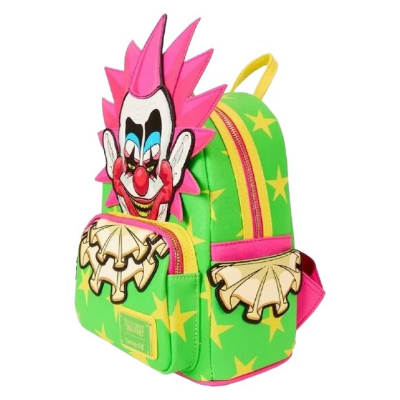 NYCC Limited Edition Killer Klowns Spikey Glitter Cosplay Glow Mini Backpack - Picture 3 of 5